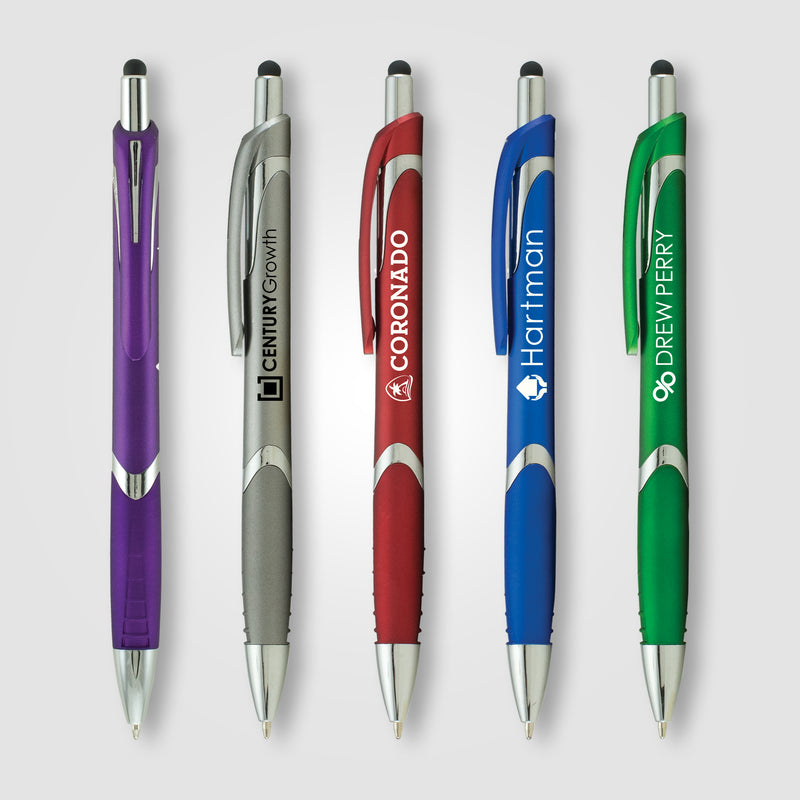 Solana Metallic Pen w/ Stylus-zoom-