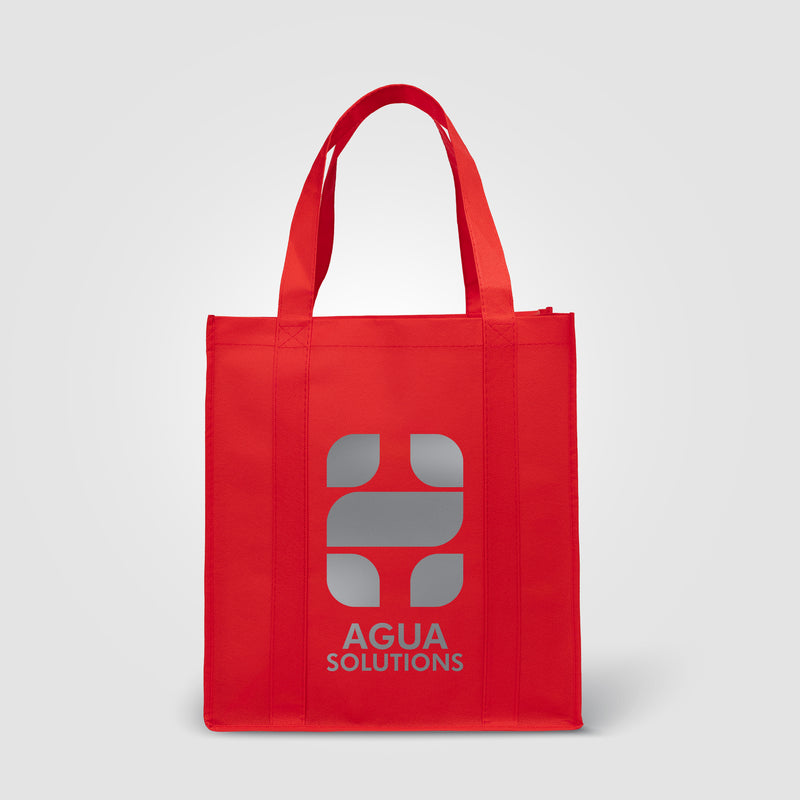 North Park - Non-Woven Shopping Tote Bag - Metallic imprint-zoom-