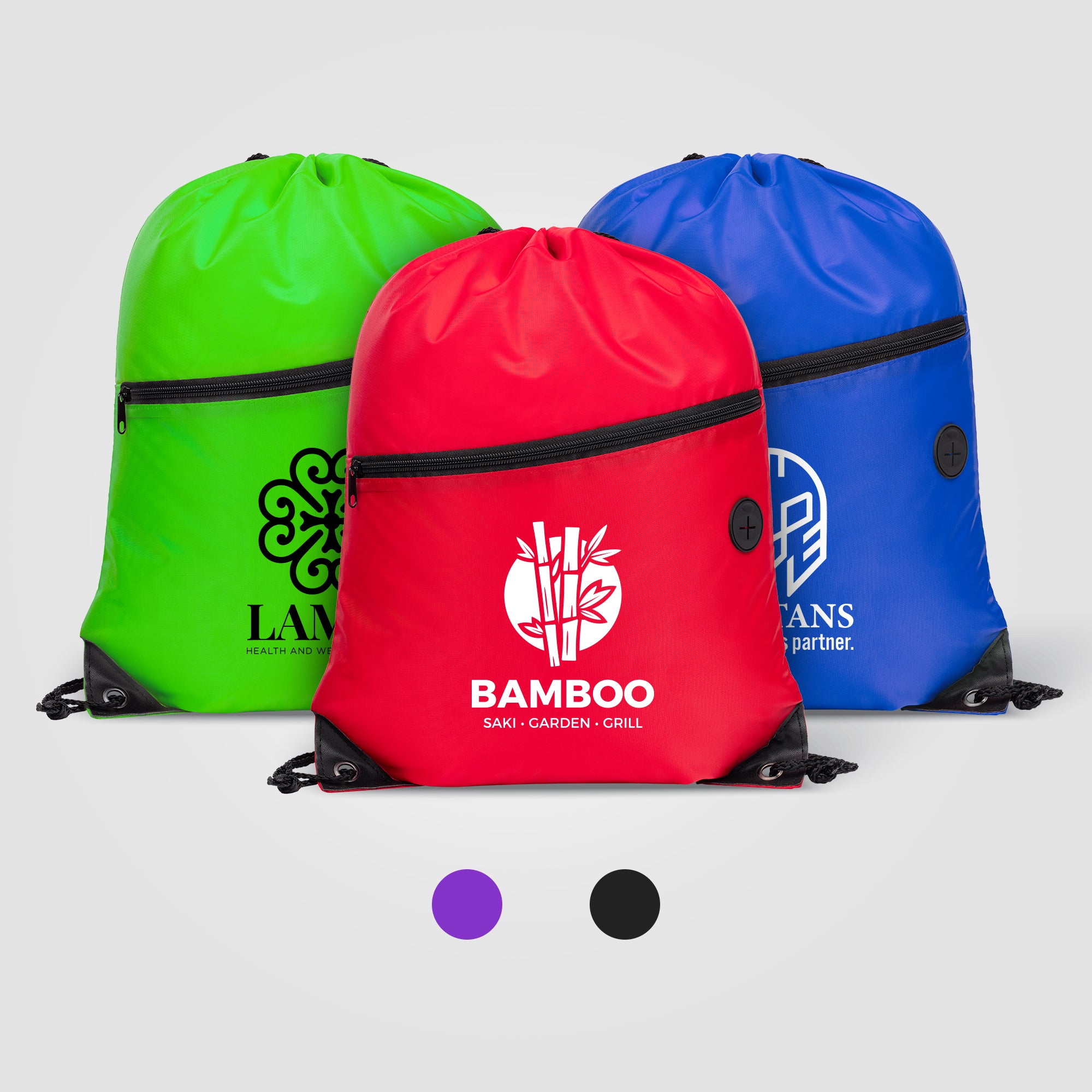 Image of the Broadway - Drawstring Backpack promotional product, SKU UDB.