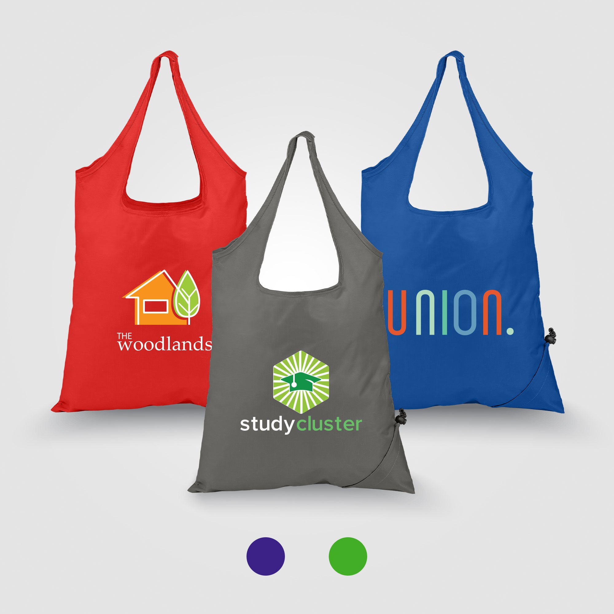 Image of the Capri - Foldaway Shopping Tote Bag - Full Color promotional product, SKU UDL-C.