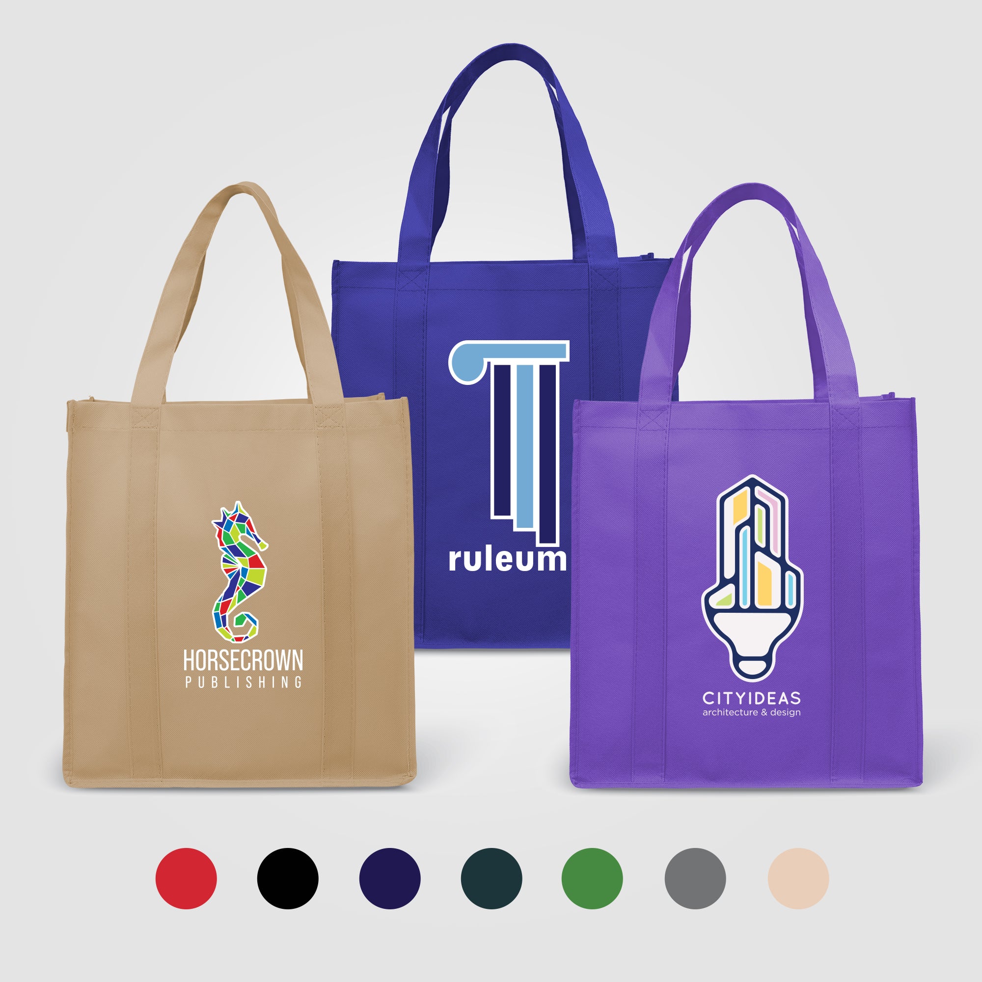 North Park - Non-Woven Shopping Tote Bag- Heat Transfer-zoom-1