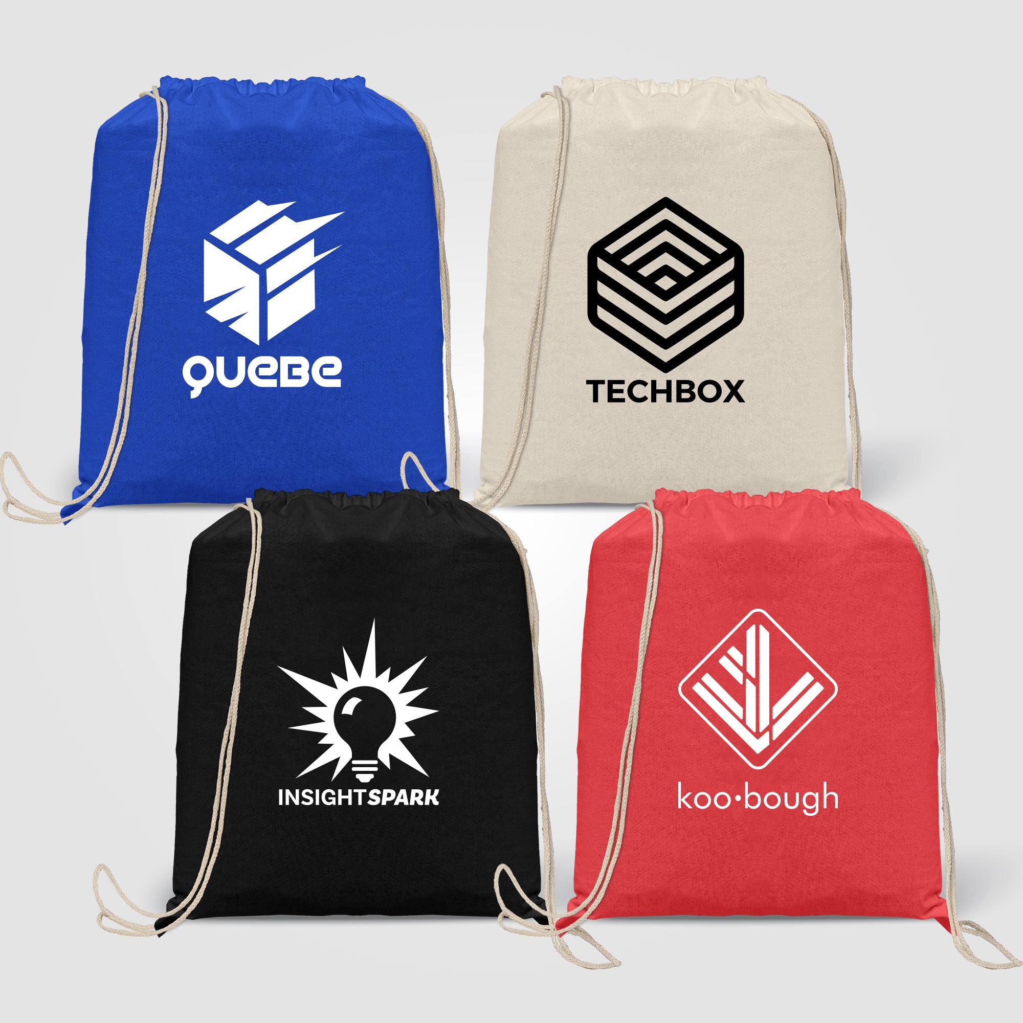 Java - 5 oz Cotton Drawstring Backpack