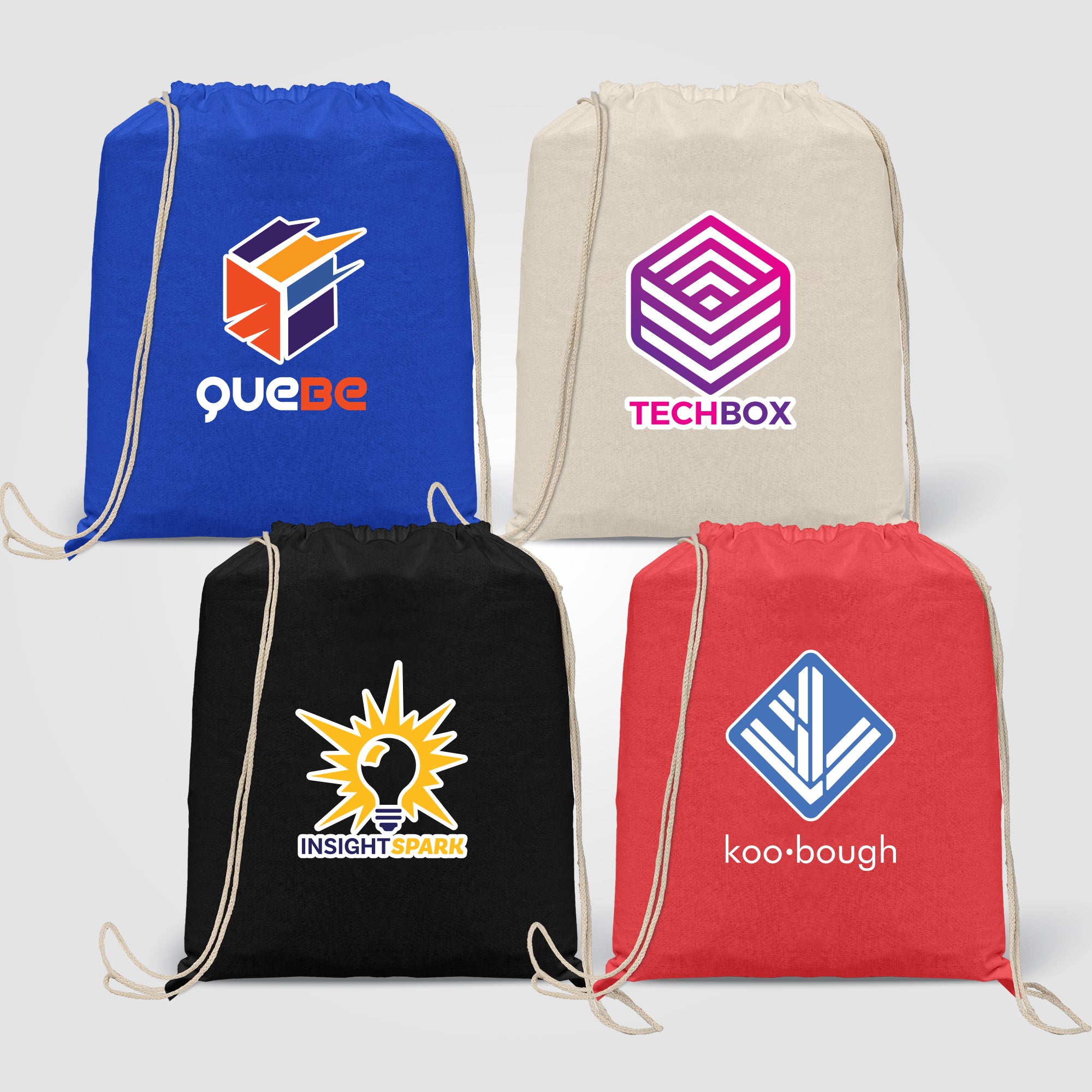 Java - 5 oz. Cotton Drawstring Backpack - Heat Transfer-zoom-1