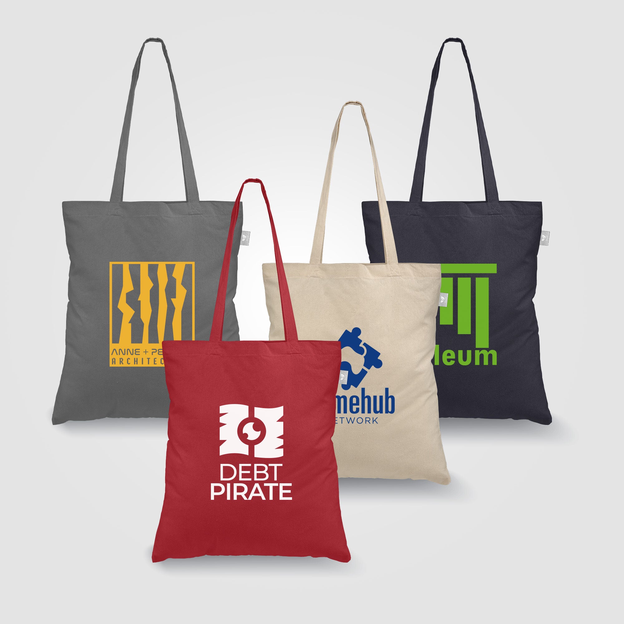 Geo - Recycled 5 oz. Cotton Canvas Tote Bag-zoom-1