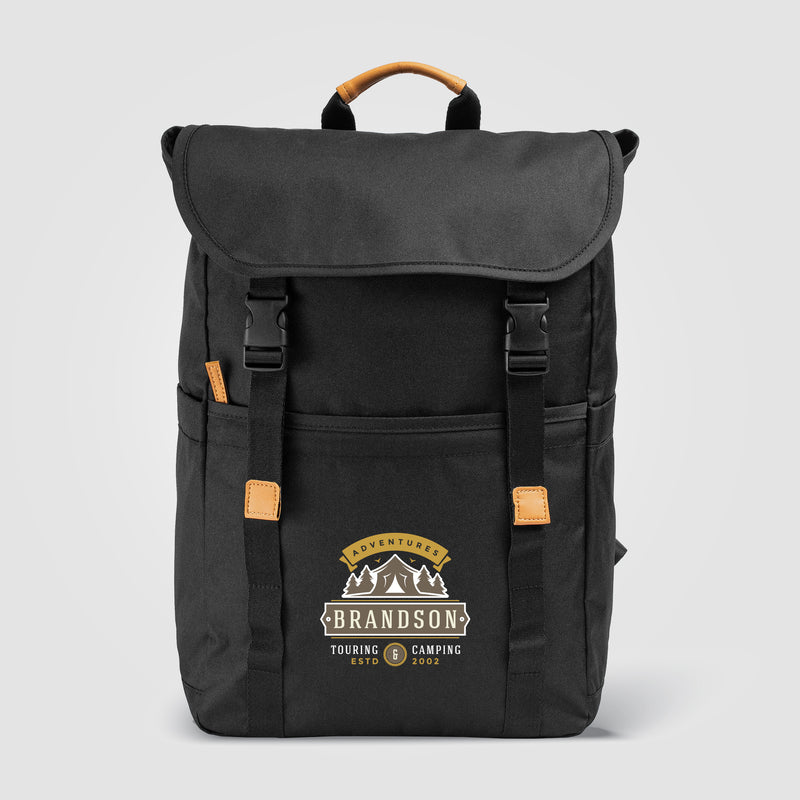 Lund - 600D RPET Backpack - Heat Transfer-zoom-