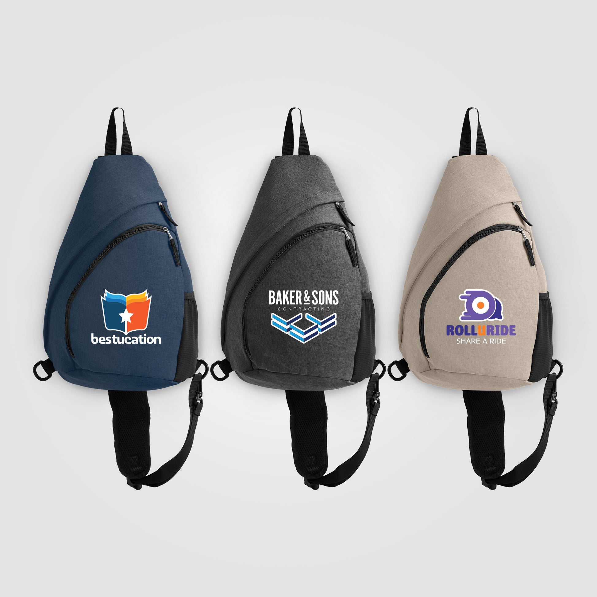 Helsinki - RPET Nylon Sling Bag - Heat Transfer-1