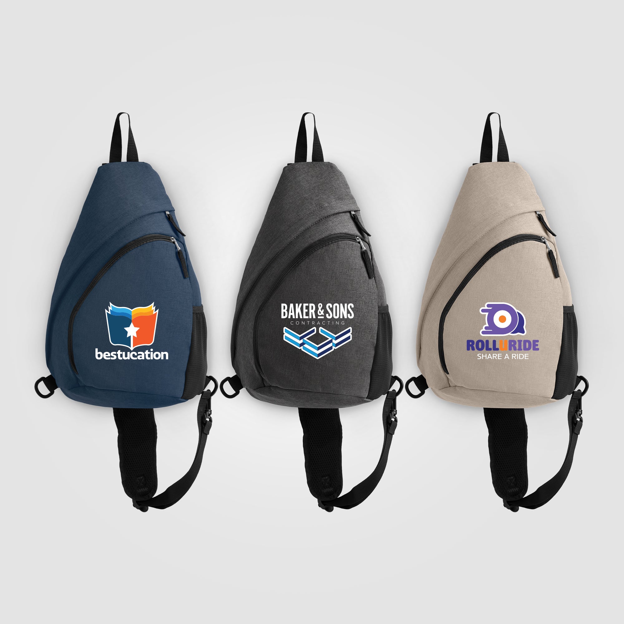 Helsinki - RPET Nylon Sling Bag - Heat Transfer-zoom-1