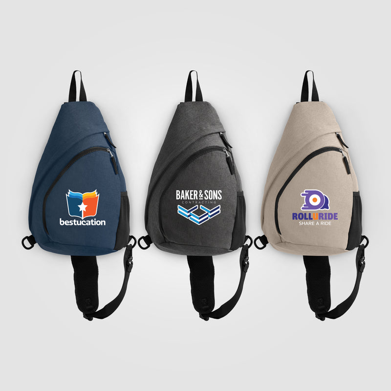 Helsinki - RPET Nylon Sling Bag - Heat Transfer-zoom-