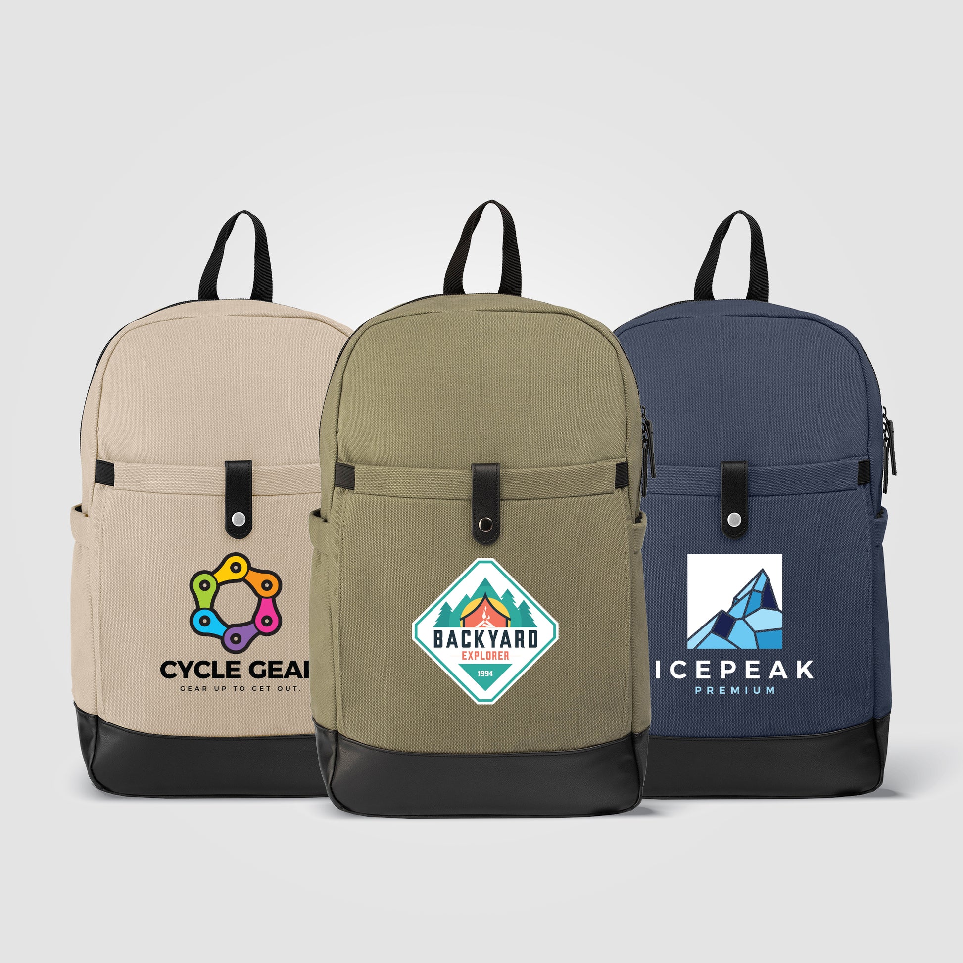 Odyssey Pack - Recycled Cotton Canvas Backpack - Heat Transfer-1