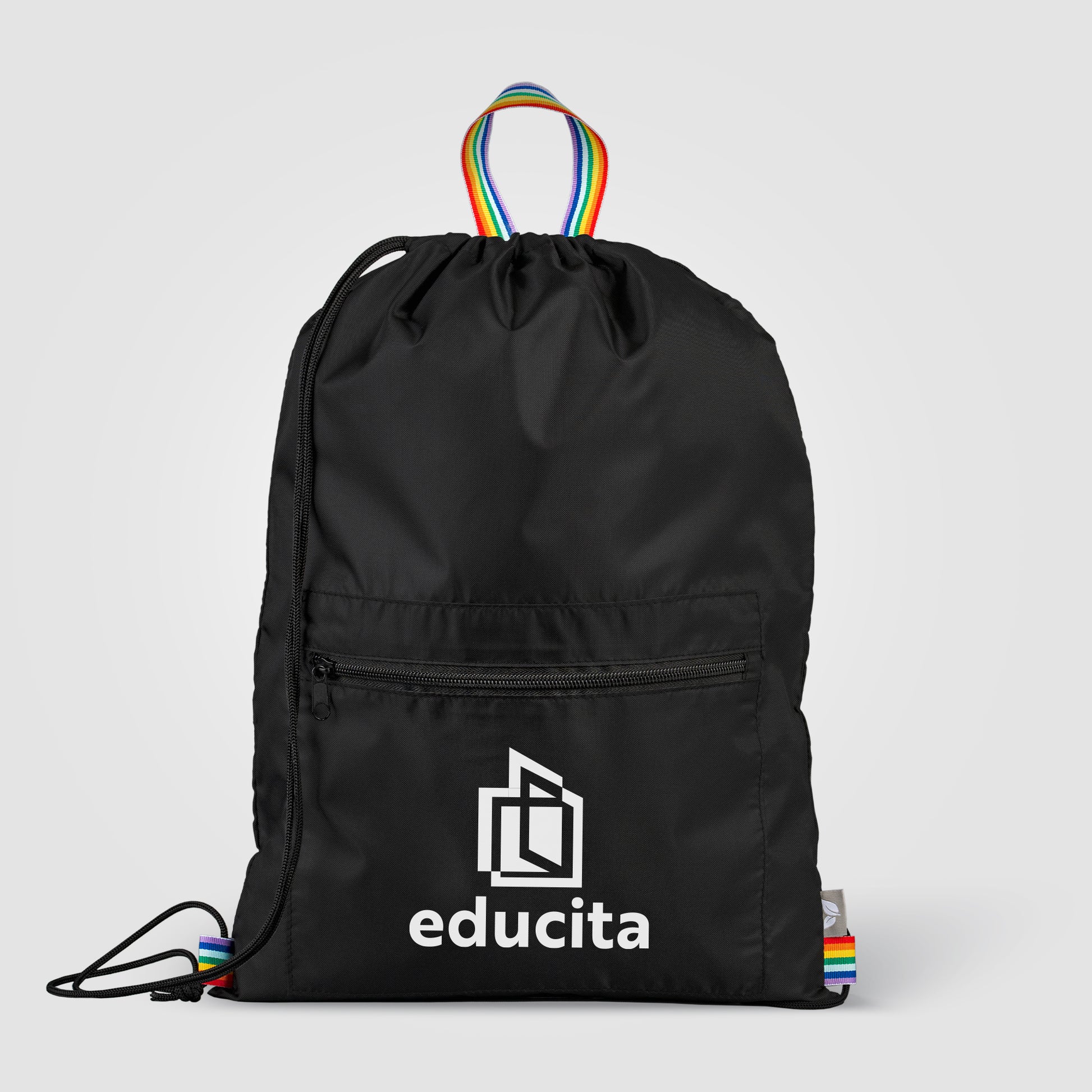 Spectrum Recycled Polyester Drawstring Bag - 2 gal-2
