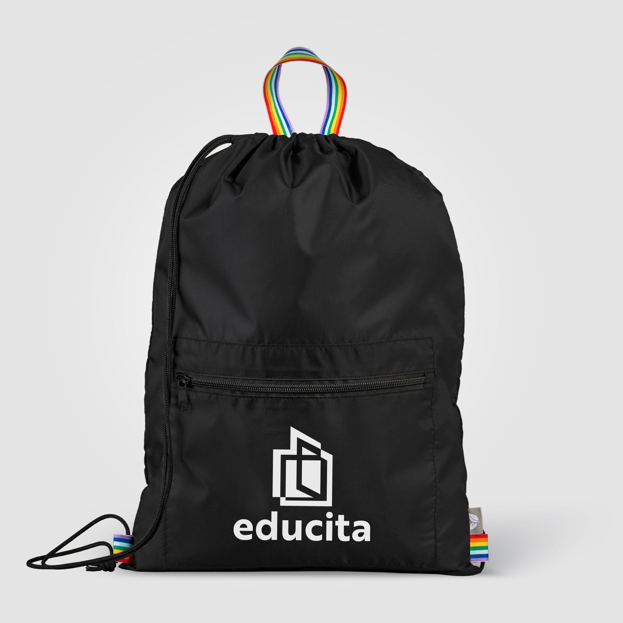Spectrum Recycled Polyester Drawstring Bag - 2 gal-zoom-2