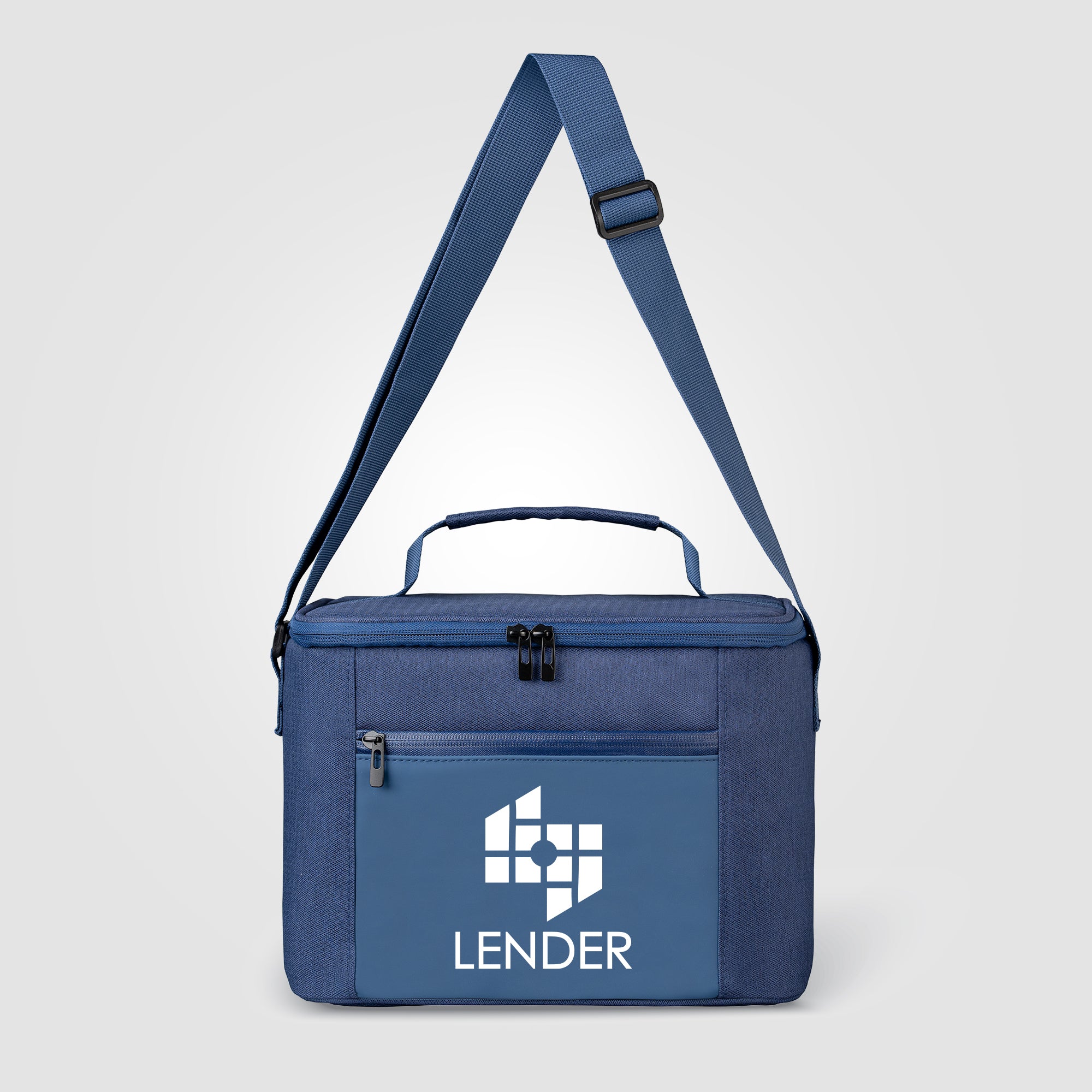 City Pack 600D RPET Zippered Cooler Bag - 2.6 gal-zoom-2