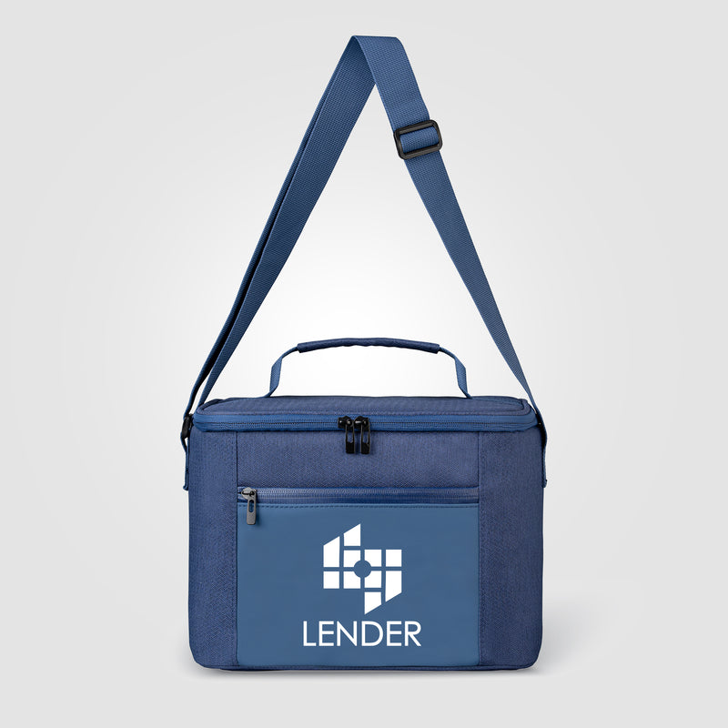 City Pack 600D RPET Zippered Cooler Bag - 2.6 gal-zoom-