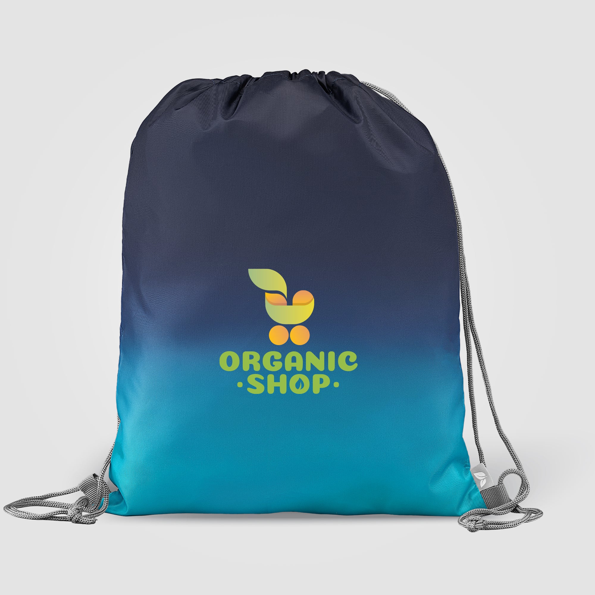 Vilda 210D Polyester Ombre Drawstring Bag - 6L - Full-Color Inkjet