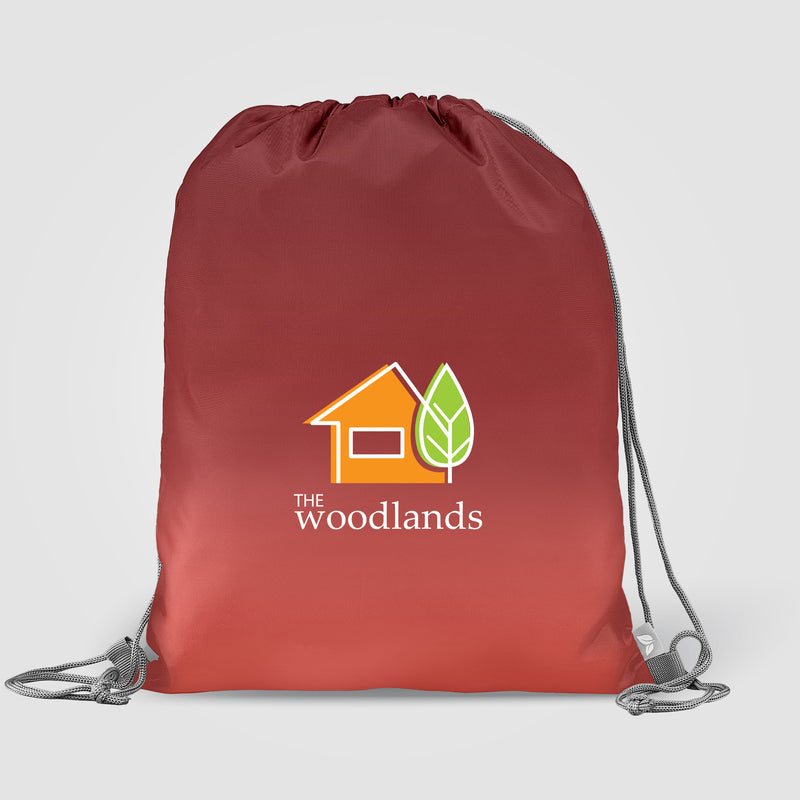 Vilda 210D Polyester Ombre Drawstring Bag - 6L - Full-Color Inkjet-zoom-