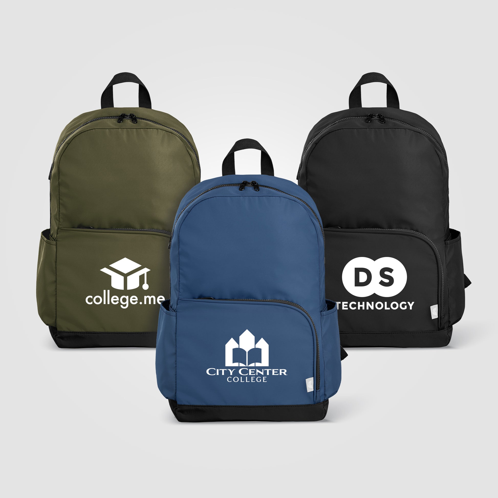 Image of the Kora rPET Dual Pocket Gold-Zip 15" Laptop Backpack - 20L promotional product, SKU ULZ.