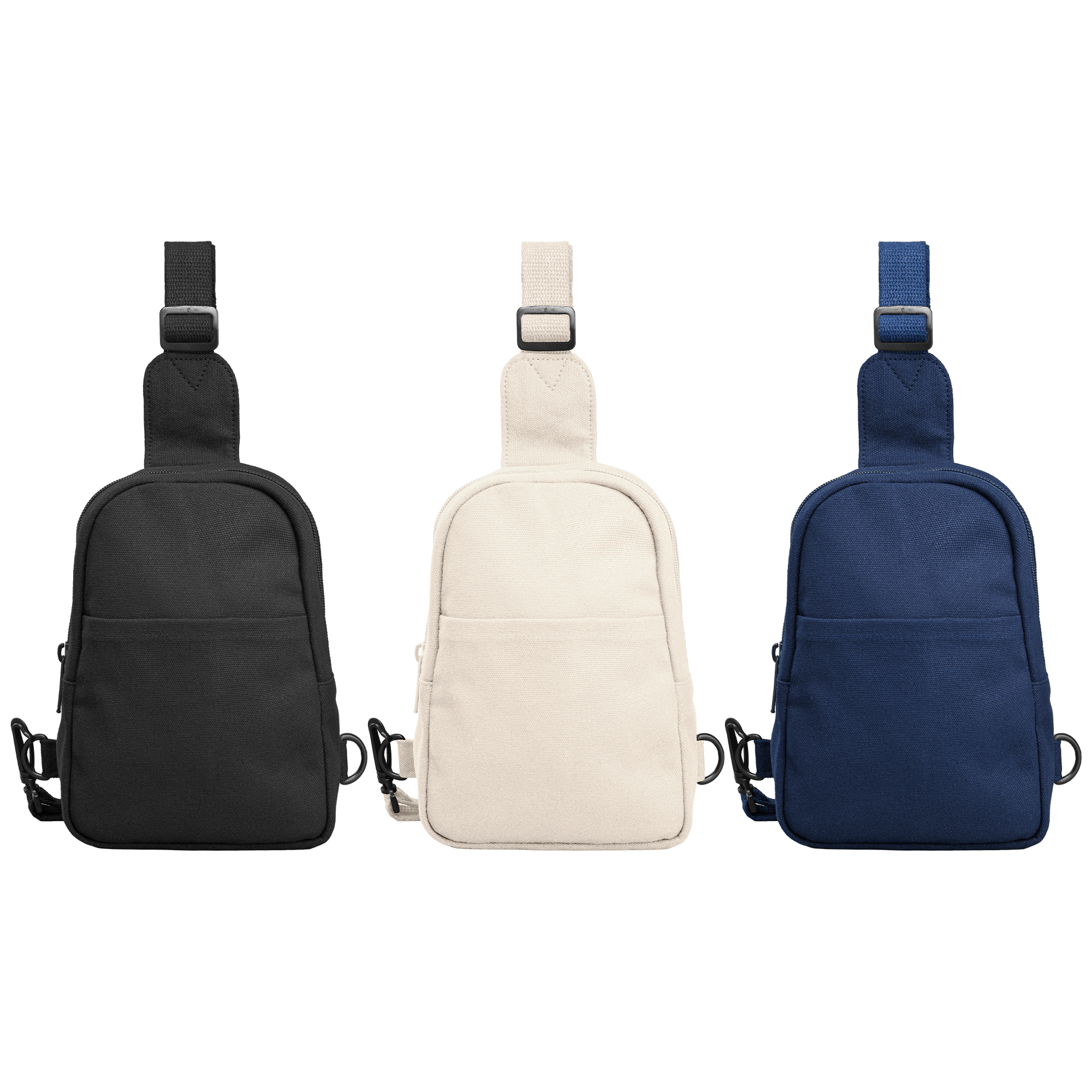 Canyon 12oz. Recycled Cotton Adjustable Strap Crossbody Bag - 1.5L
