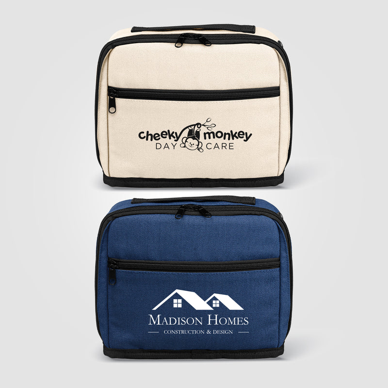 Odyssey 16 oz. Recycled Cotton Tech Organizer Zippered Pouch – 1.7L-zoom-