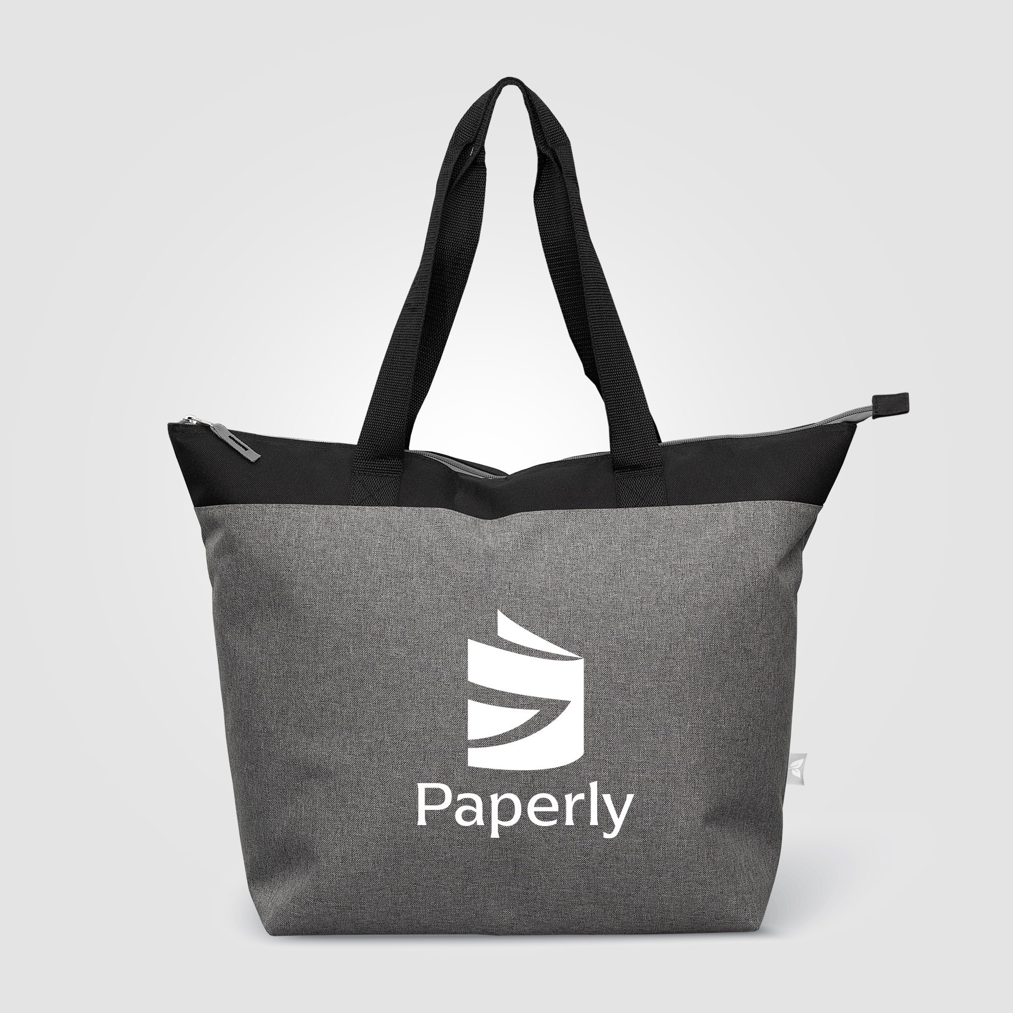 Metropolis™ 600D Recycled Polyester Zippered 44-can Cooler Tote Bag - 20L - Silkscreen-zoom-3