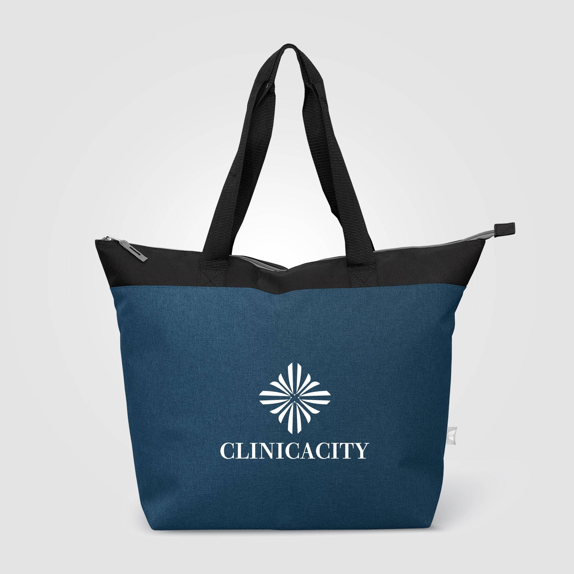 Metropolis™ 600D Recycled Polyester Zippered 44-can Cooler Tote Bag - 20L - Silkscreen-zoom-4