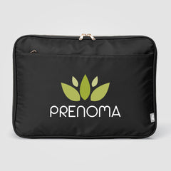 Image of the Auric Recycled 75D Polyester Gold Zipper Laptop Case - Heat Transfer promotional product, SKU UPE-T.