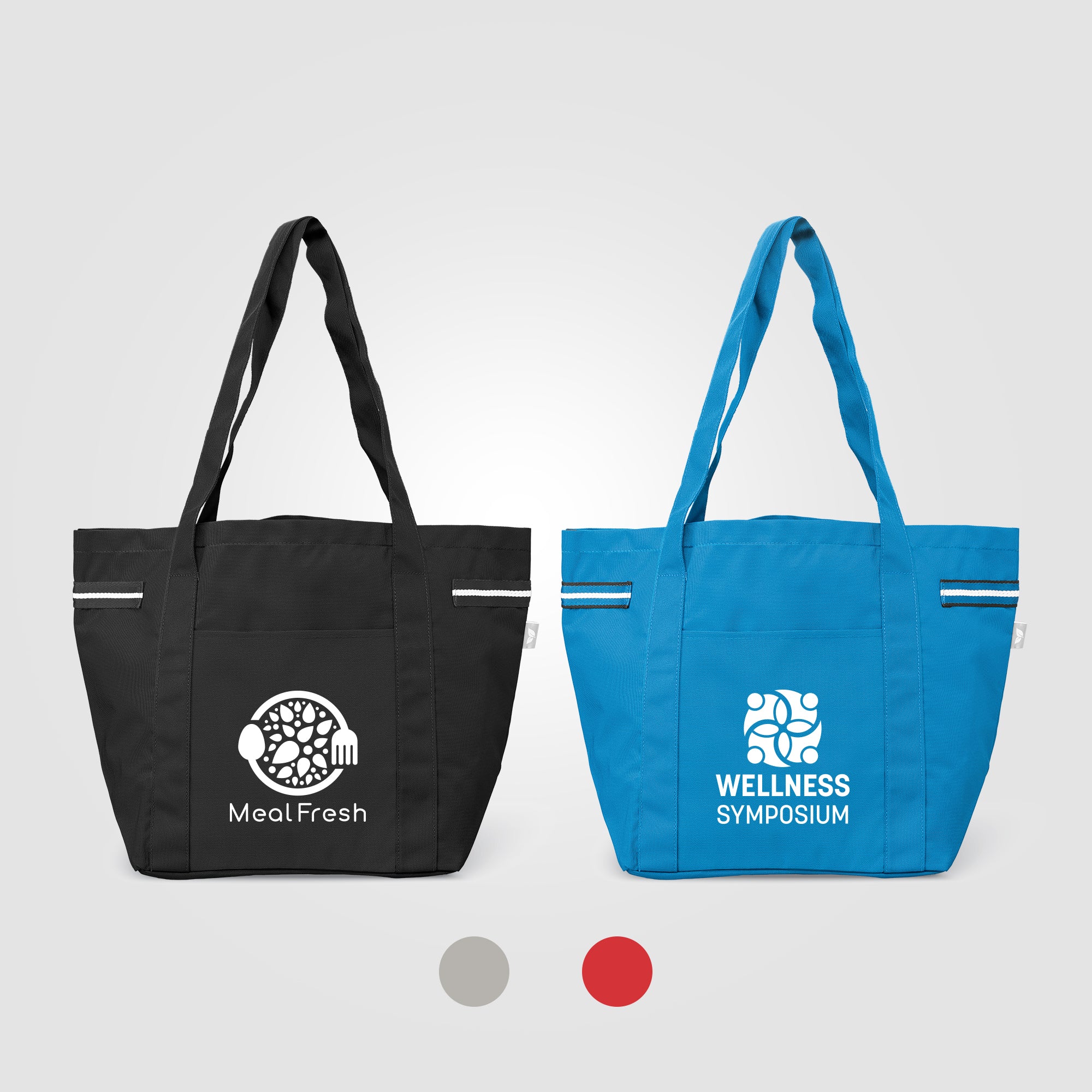 Newport Recycled 600D Polyester Stripe Tote Bag - 20L-zoom-1