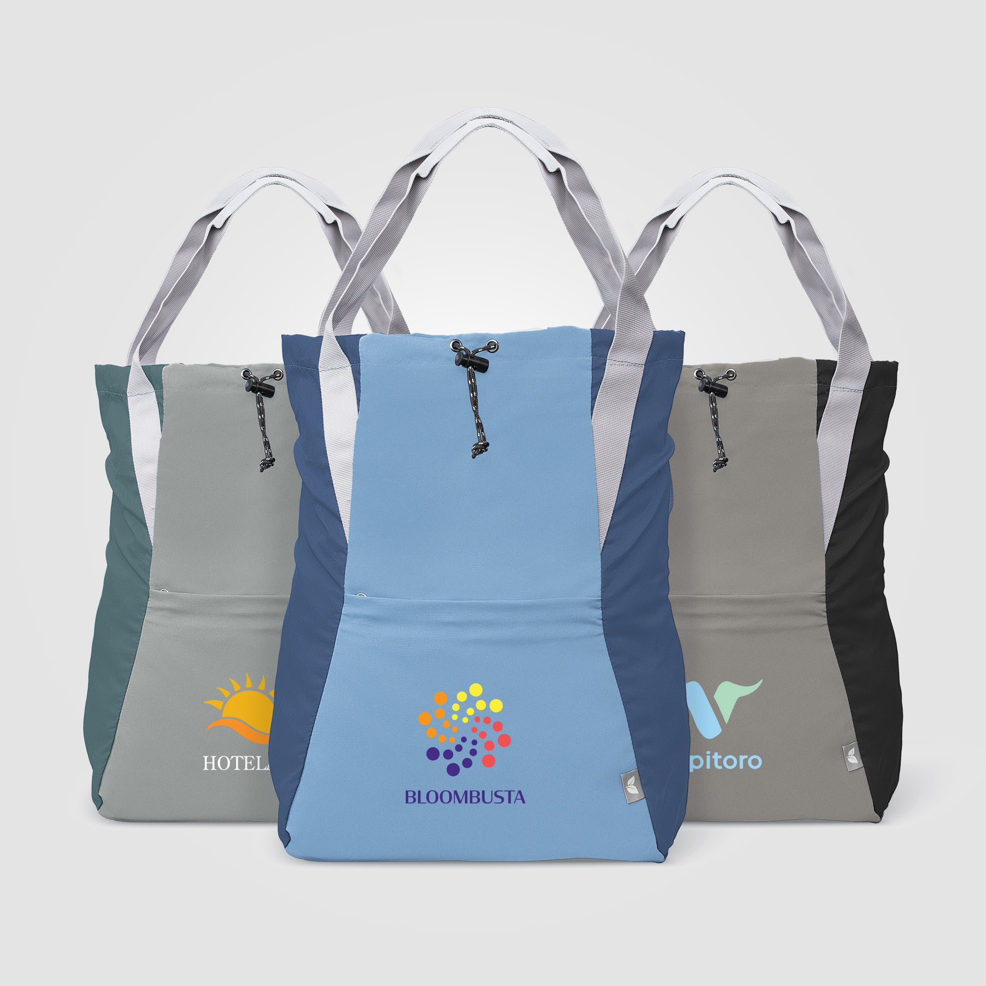 Jorn Recycled T400 Polyester Convertible 2-in-1 Tote Backpack - 16L - Heat Transfer-zoom-1