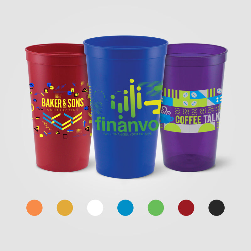 Touchdown - ColorJet - Full Color 22 Oz. Stadium Cup-zoom-
