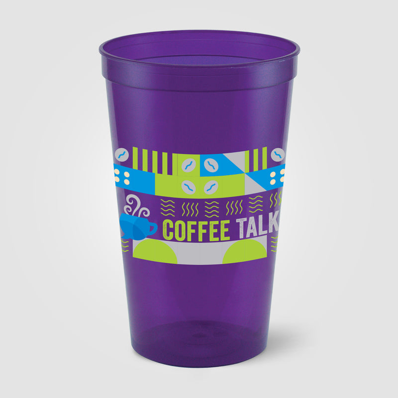 Touchdown - ColorJet - Full Color 22 Oz. Stadium Cup-zoom-