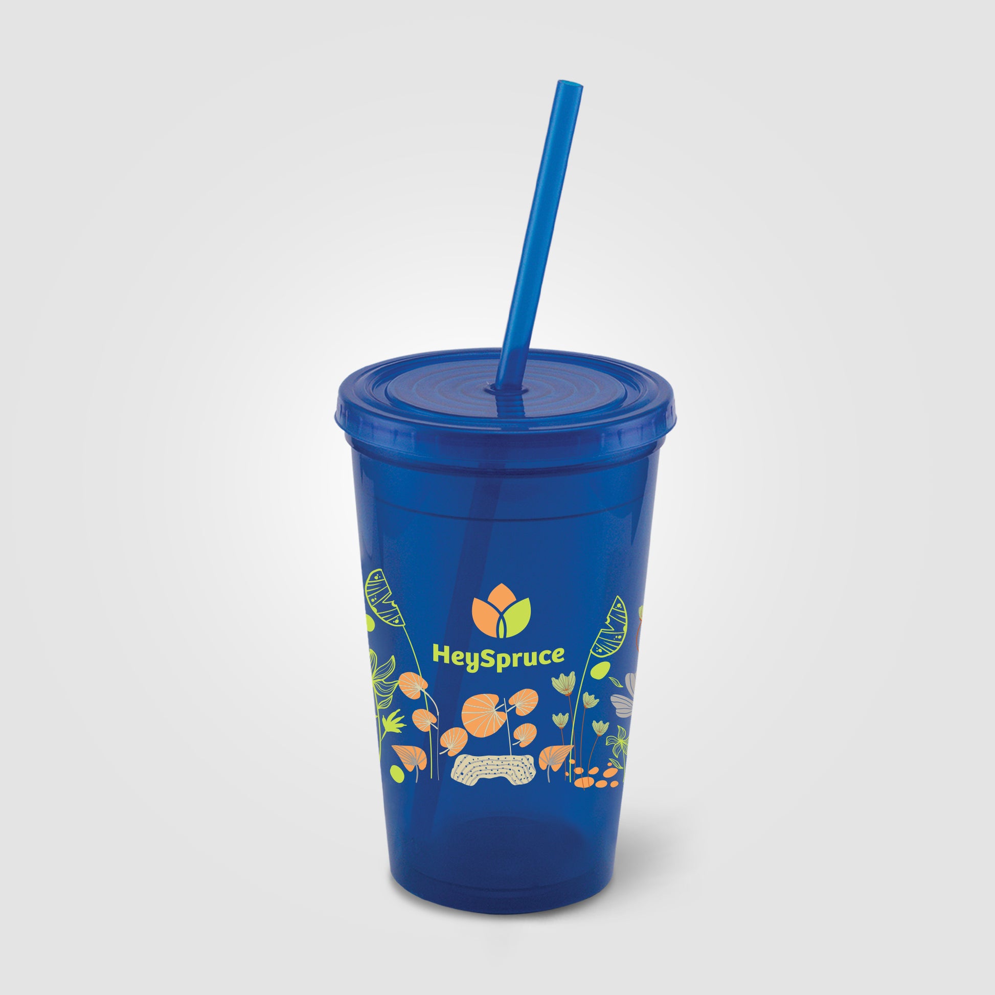 Explore - ColorJet - Full Color 16 Oz. Double Wall Tumbler Cup-5