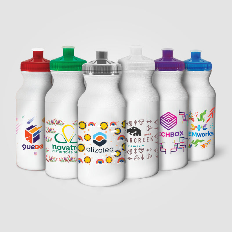 Bike - ColorJet - Full Color 20 Oz. Sports Water Bottle-zoom-