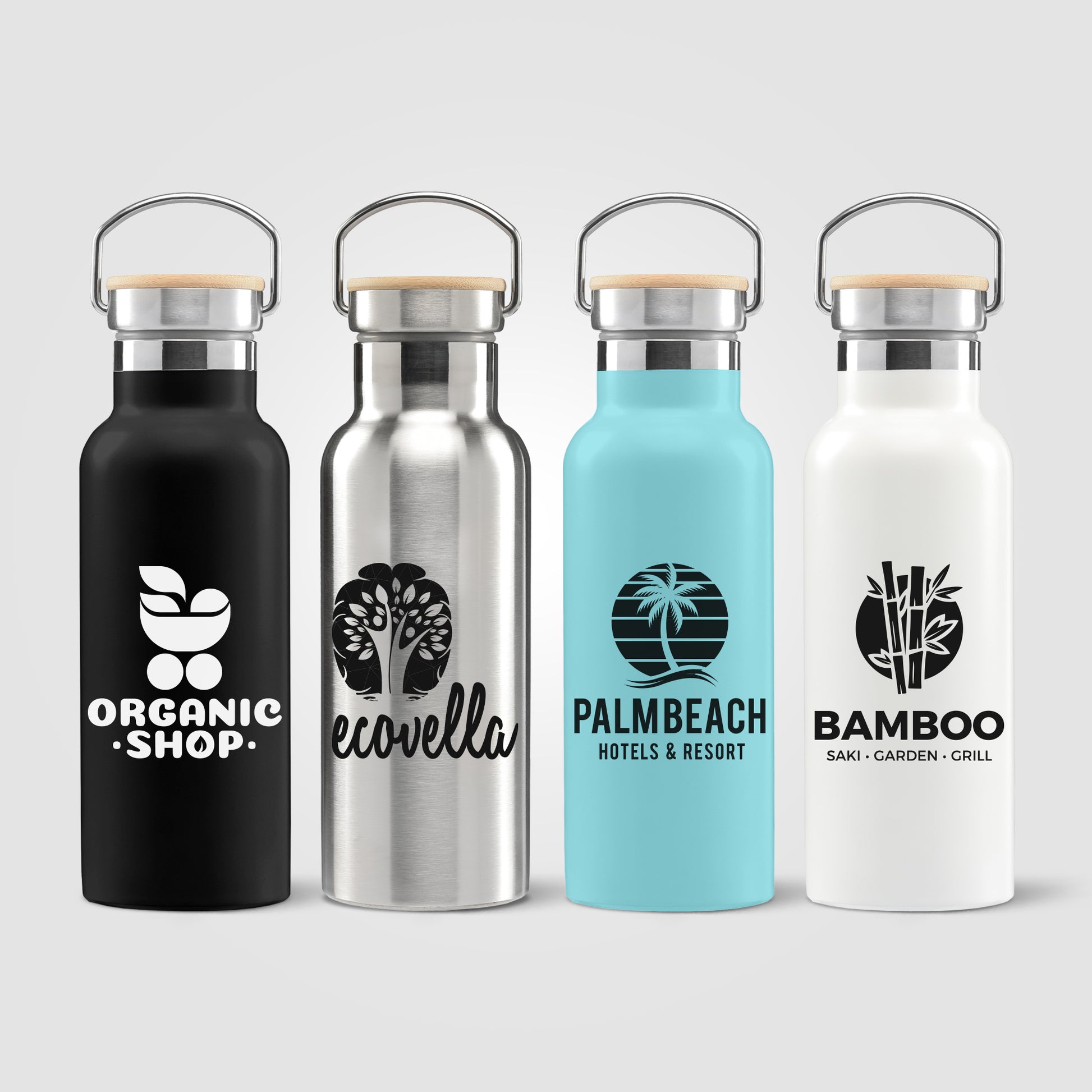 Oahu - 16 oz. Double-Wall Stainless Canteen Bottle-1