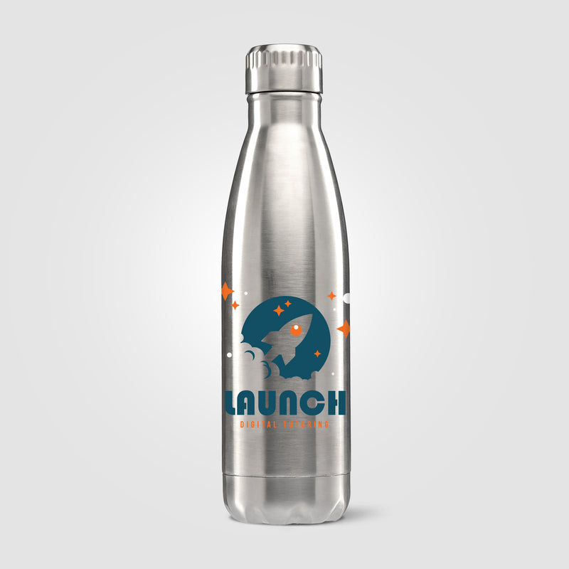 Ibiza - 16 oz. Double-Wall Stainless Bottle - ColorJet-zoom-