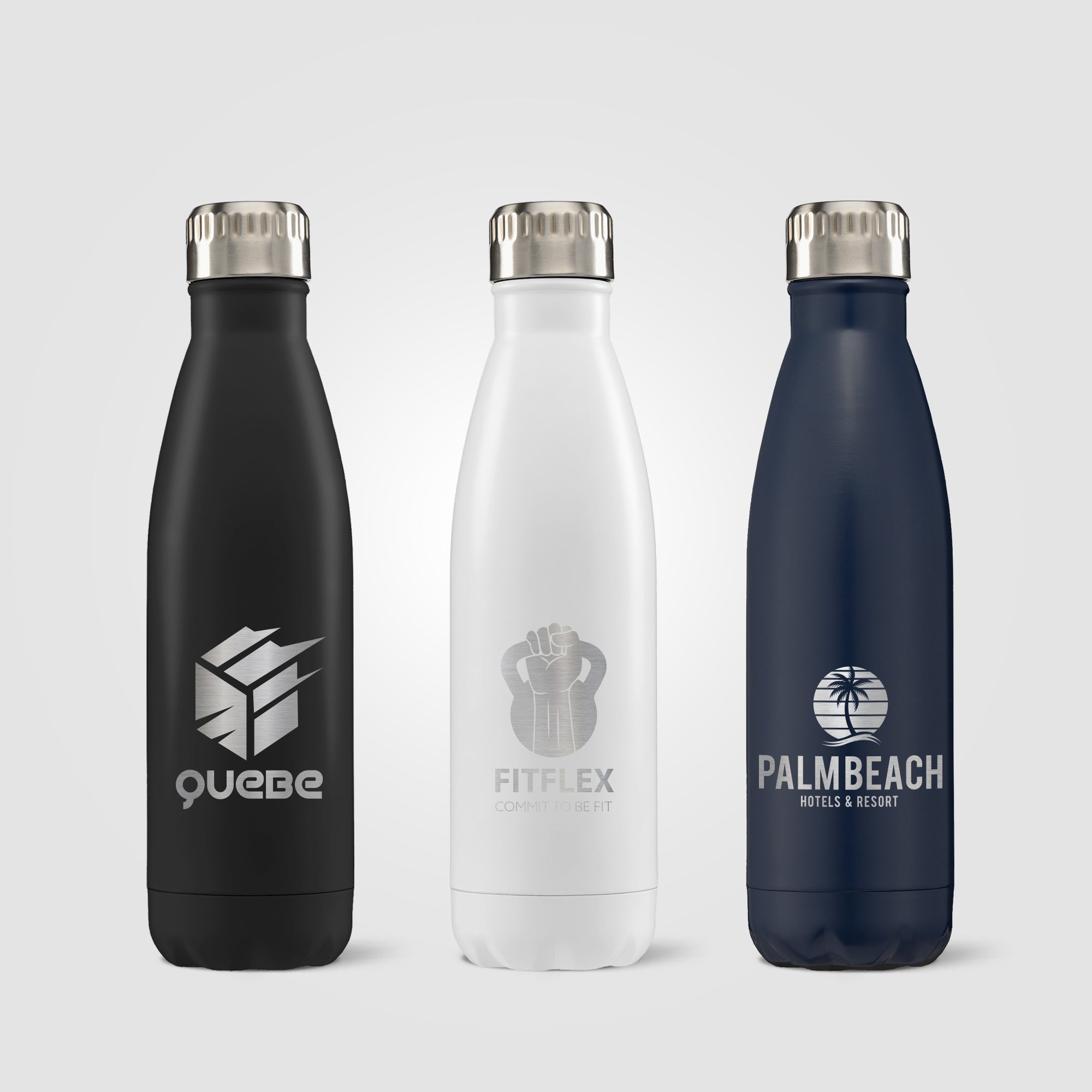 Image of the Ibiza - 16 oz. Double-Wall Stainless Bottle - Laser promotional product, SKU WCI-L.