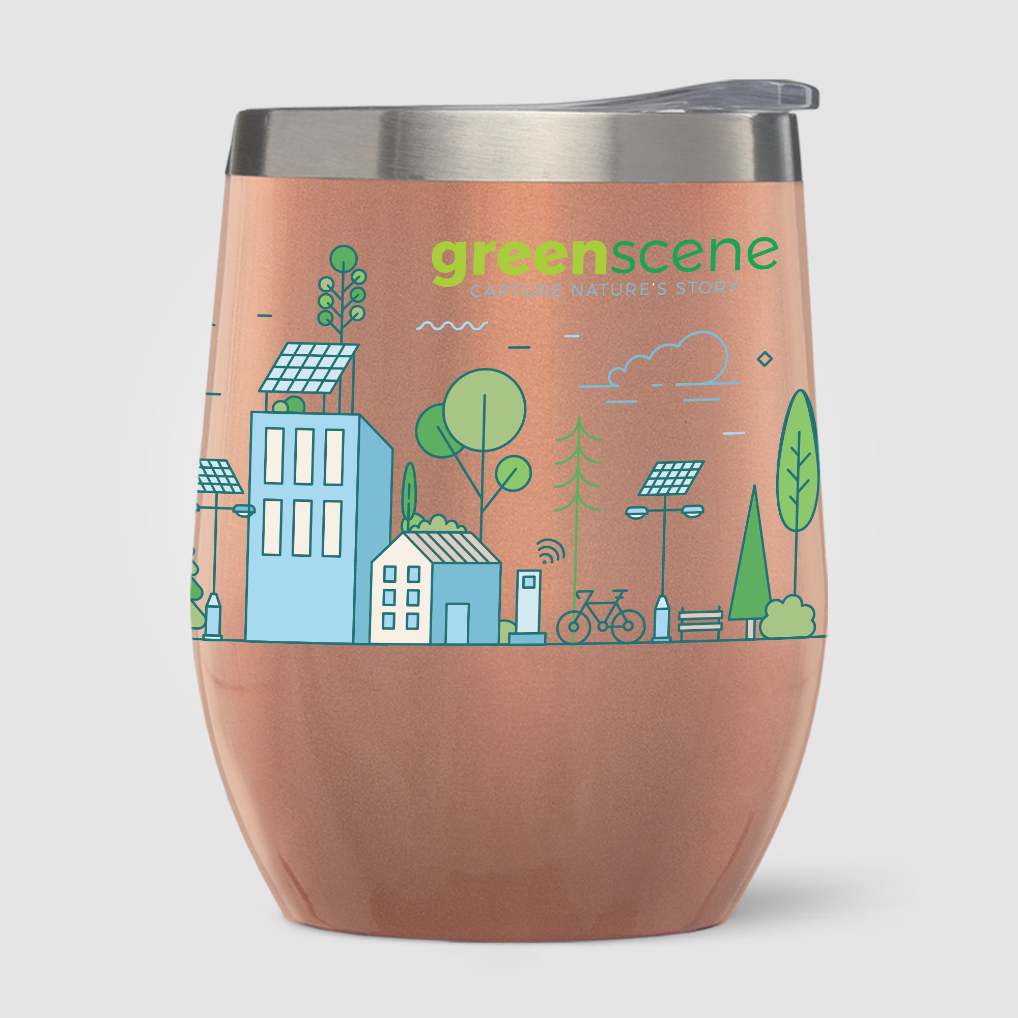 Escape - 11 oz. Double-Wall Stainless Wine Cup - Full Color-zoom-7
