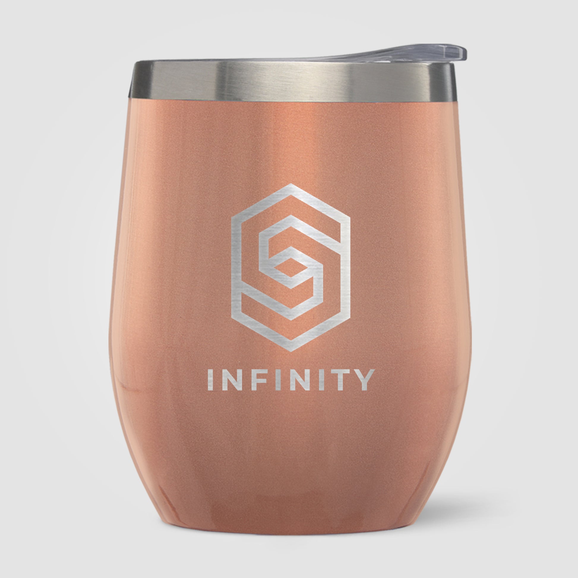 Escape - 11 oz. Double-Wall Stainless Wine Cup - Laser-6