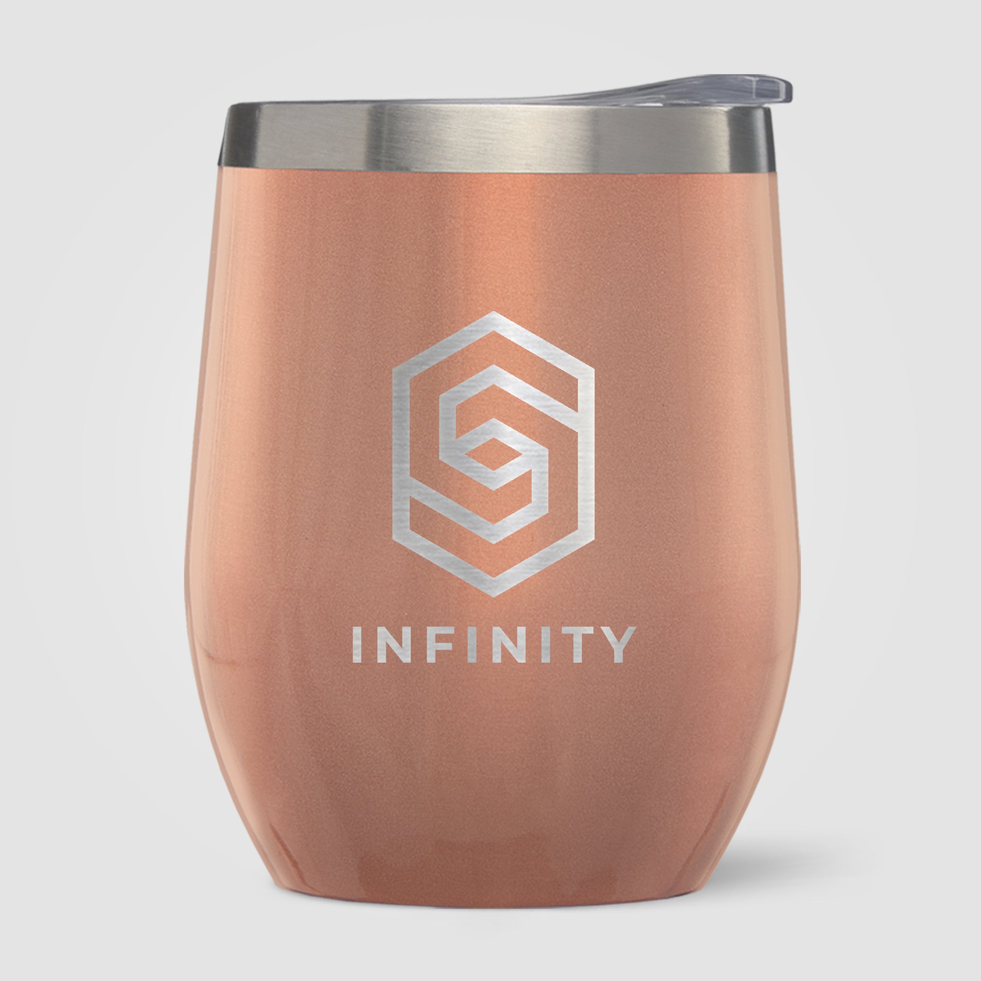 Escape - 11 oz. Double-Wall Stainless Wine Cup - Laser-zoom-6