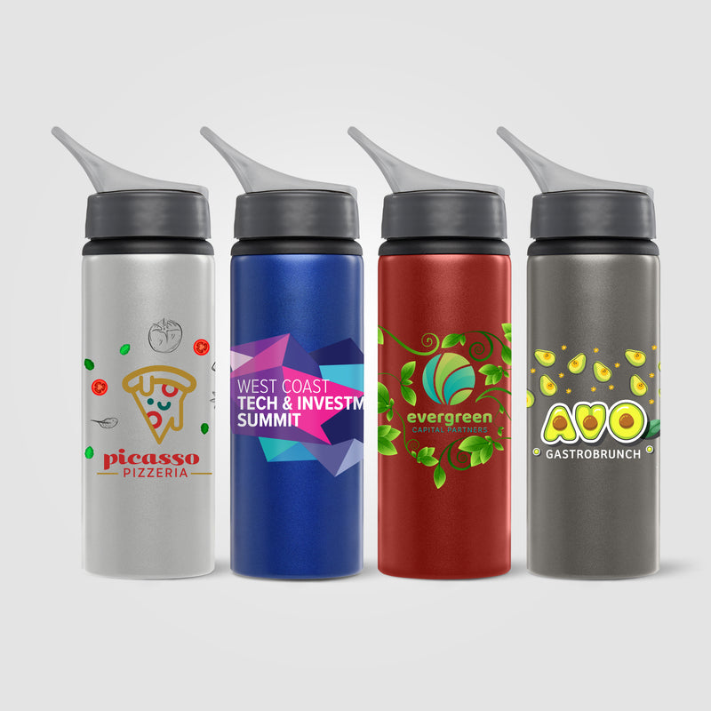 Maui - 24 oz. Flip Top Aluminum Bottle with Large Handle – Cold water Only- Full Color-zoom-