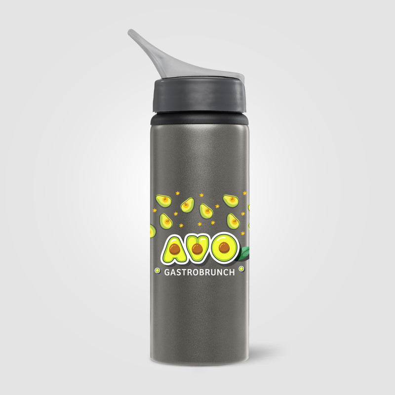Maui - 24 oz. Flip Top Aluminum Bottle with Large Handle – Cold water Only- Full Color-zoom-
