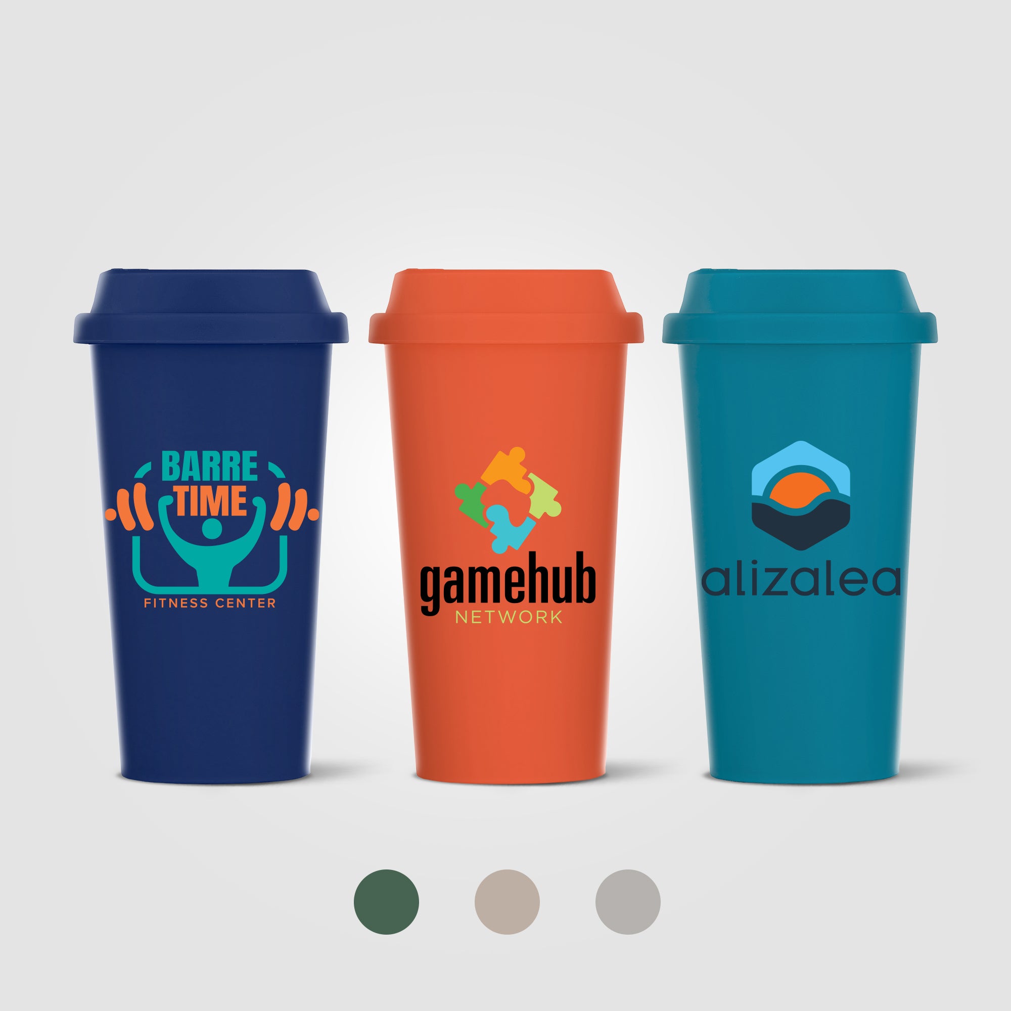 Image of the Costa Rica - 16 oz Wheat Plastic Tumbler - ColorJet promotional product, SKU WCQ-C.