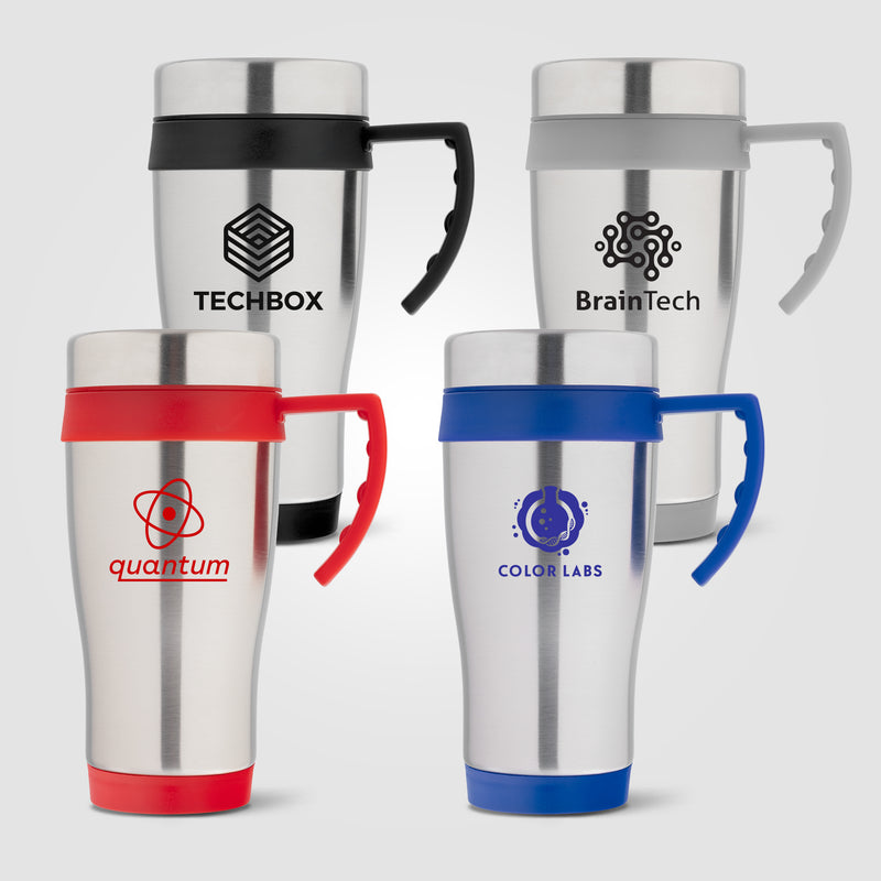 Legend Plus - 16 oz. Stainless Steel Travel Mug with Handle-zoom-