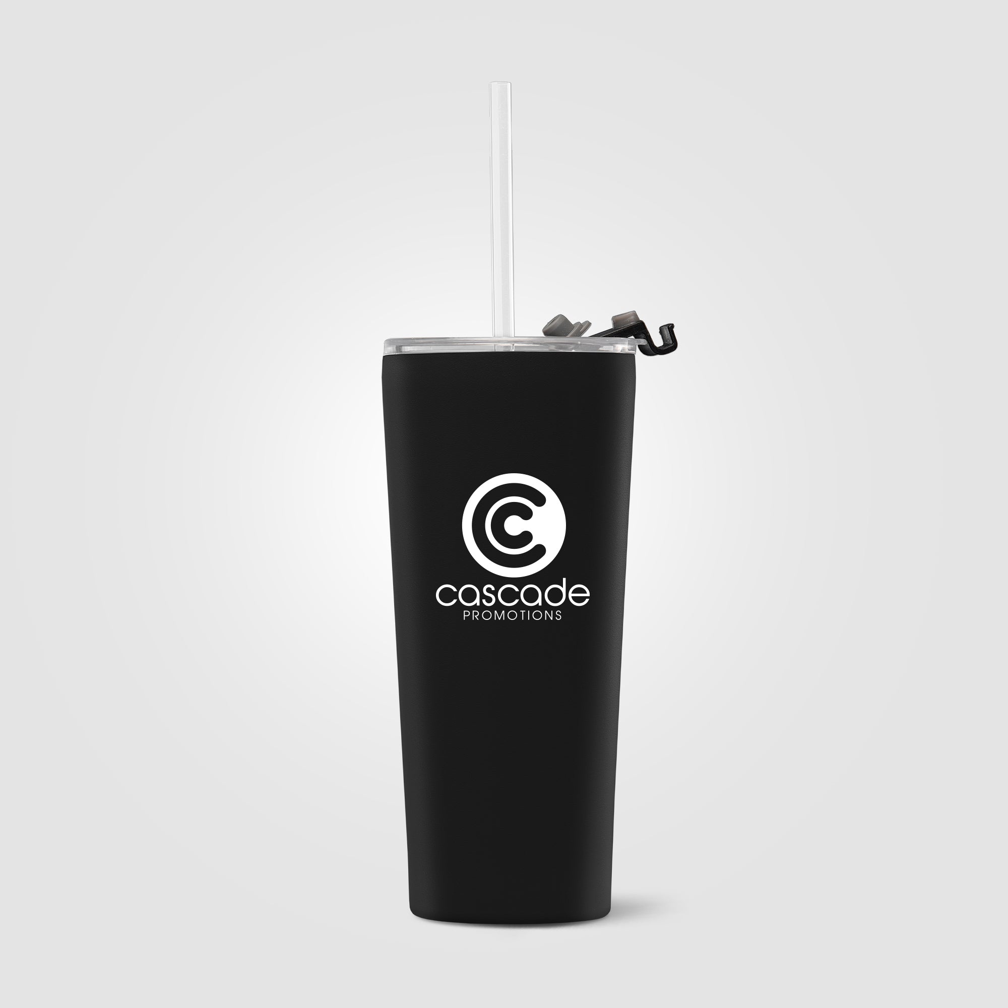 Excalibur - 21 oz. Double-Wall Stainless Tumbler with Straw-zoom-2