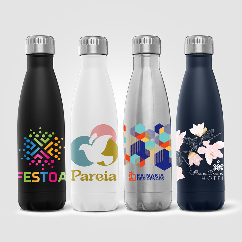Ibiza Recycled - 22 oz. Single-Wall Stainless Water Bottle - ColorJet-zoom-