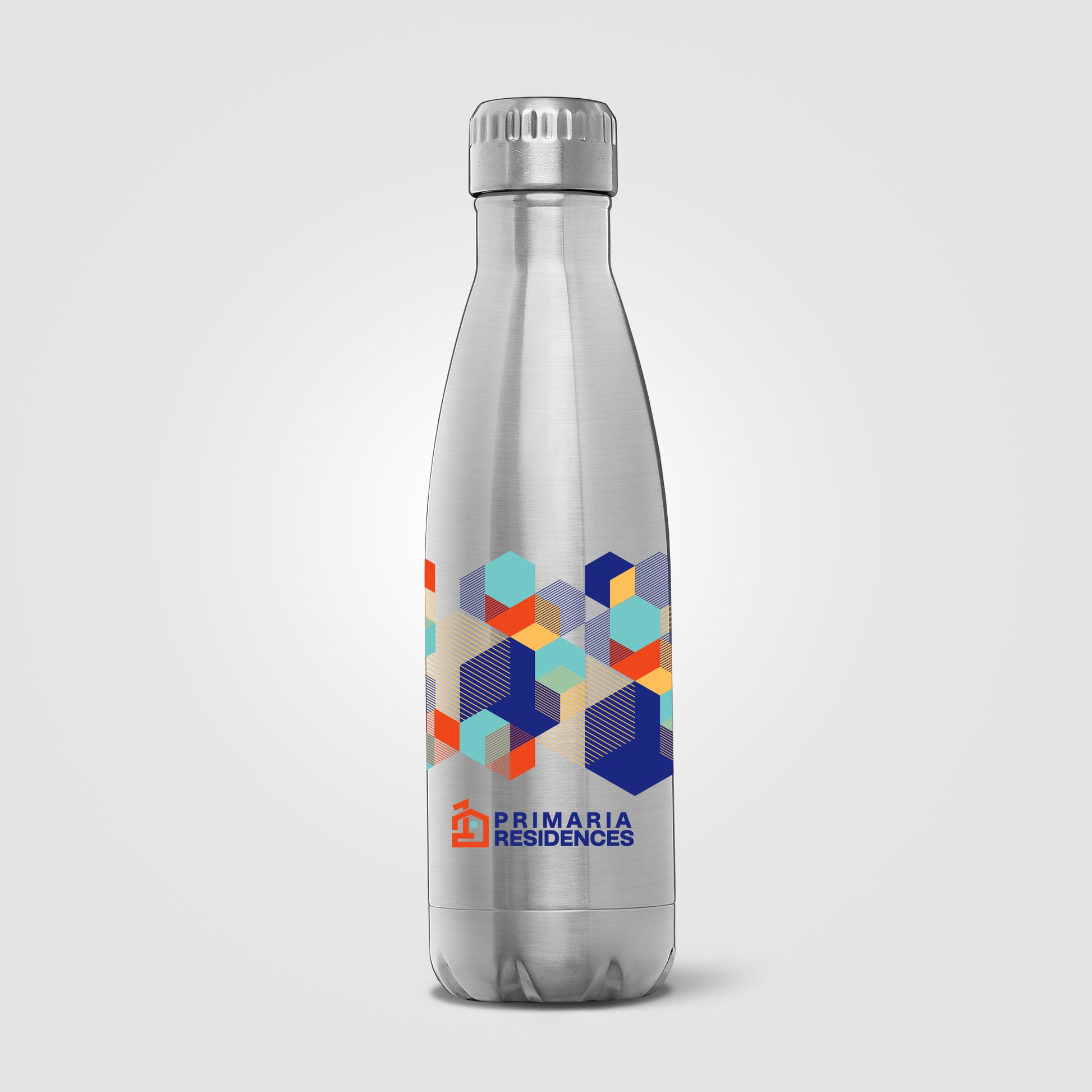 Ibiza Recycled - 22 oz. Single-Wall Stainless Water Bottle - ColorJet-3