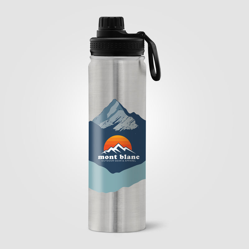 Alaska - 24 oz. Stainless Steel Double Wall Water Bottle - ColorJet-zoom-