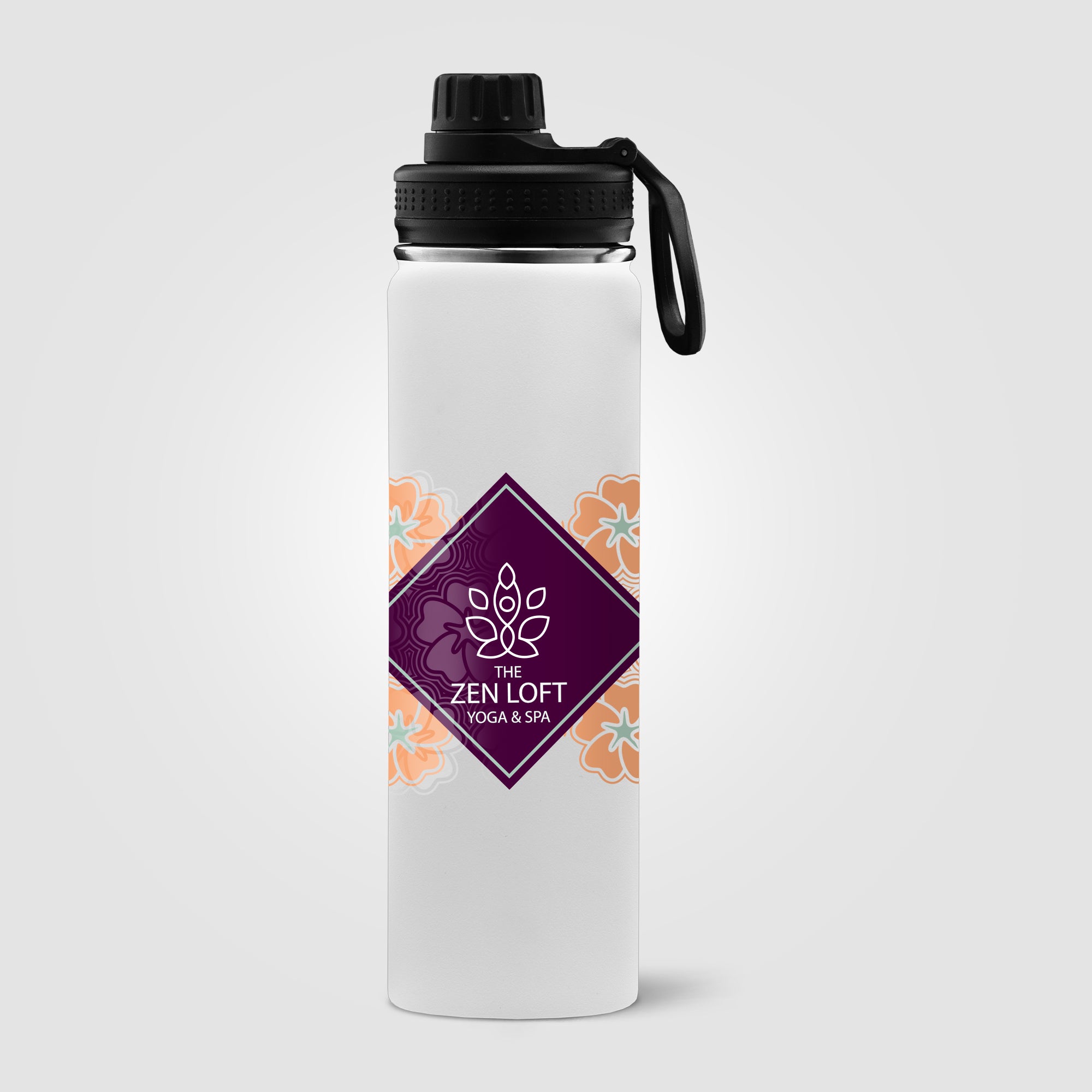 Alaska - 24 oz. Stainless Steel Double Wall Water Bottle - ColorJet-zoom-4