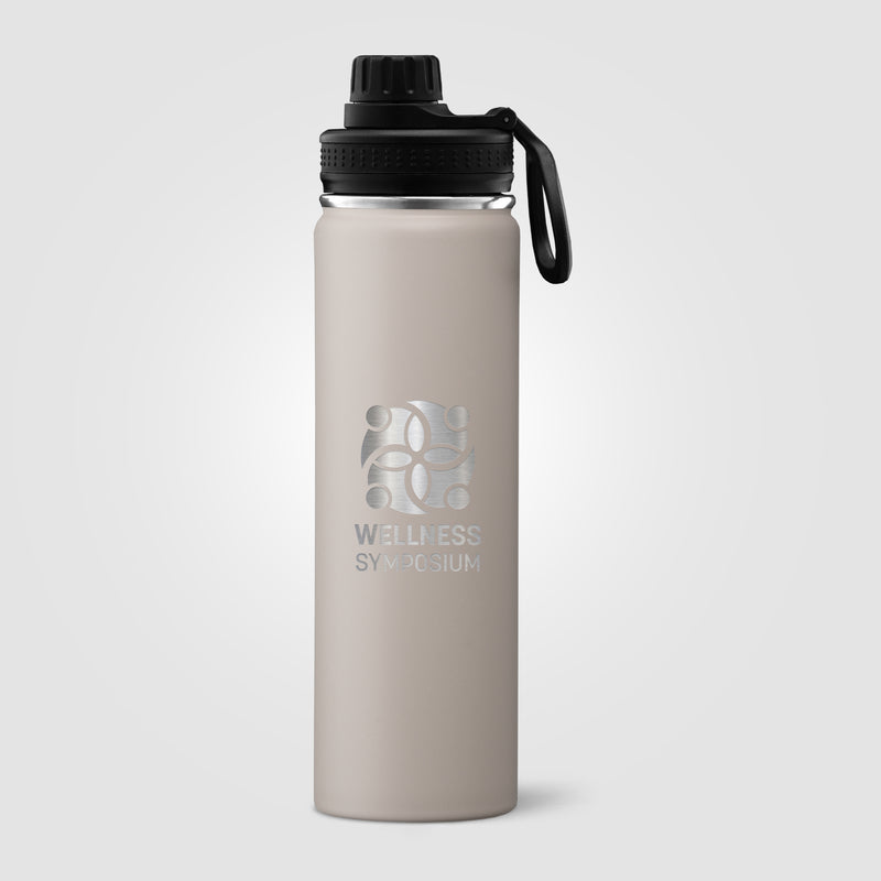 Alaska - 24 oz. Stainless Steel Double Wall Water Bottle - Laser-zoom-