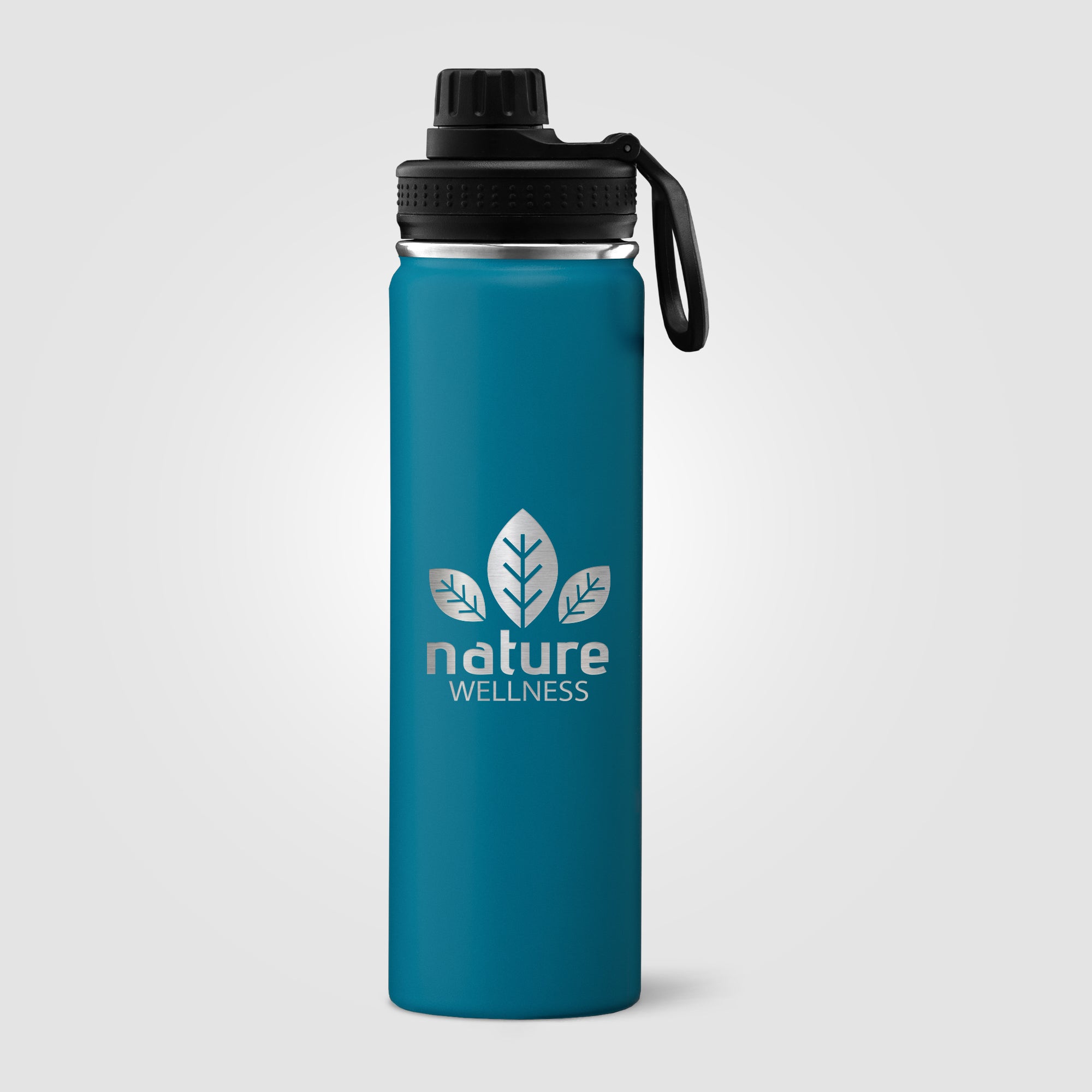 Alaska - 24 oz. Stainless Steel Double Wall Water Bottle - Laser-zoom-5