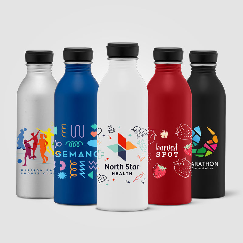 Rio Grande - 18 oz. Single Wall Aluminum Water Bottle - ColorJet-zoom-
