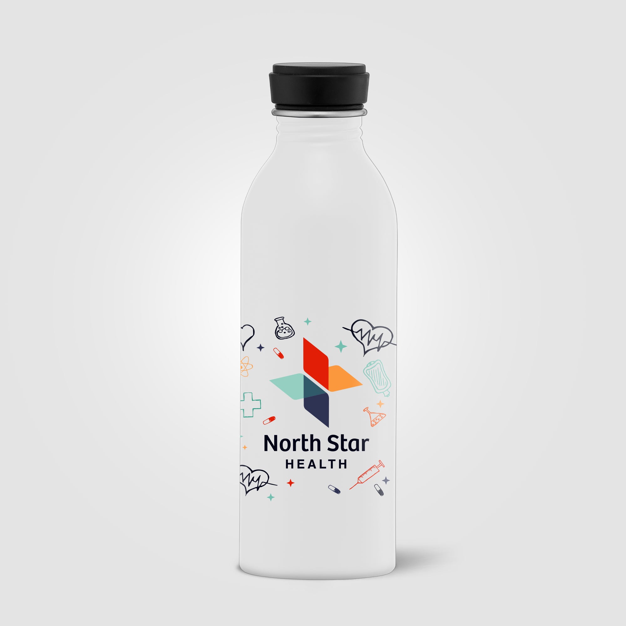 Rio Grande - 18 oz. Single Wall Aluminum Water Bottle - ColorJet-zoom-5